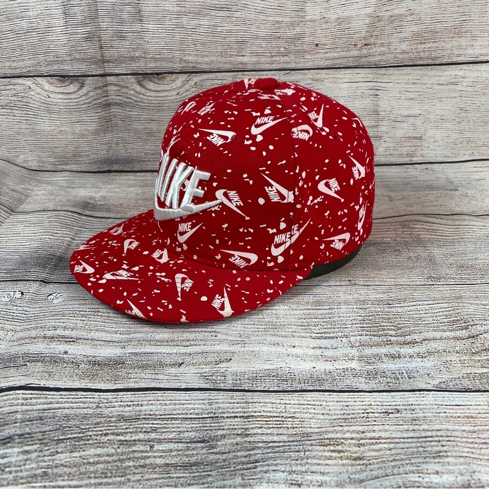 Nike - Red and White Patterned Hat